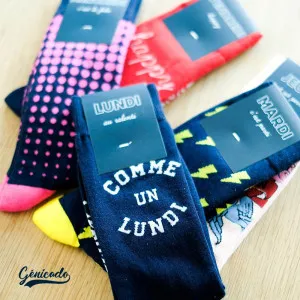Semainier de chaussettes hommes et femmes