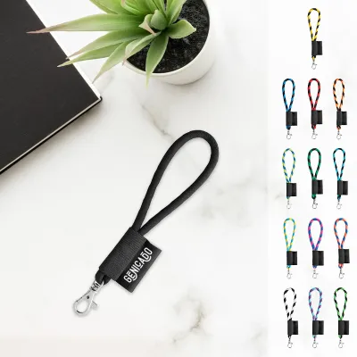 Porte-clés lanyard en polyamide