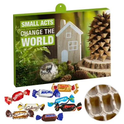 Calendrier de l'avent Premium cadeau «Eco» BUSINESS avec Celebrations® publicitaire