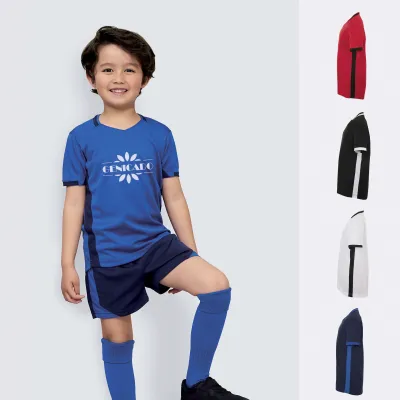 Maillot de foot personnalisé enfant col V