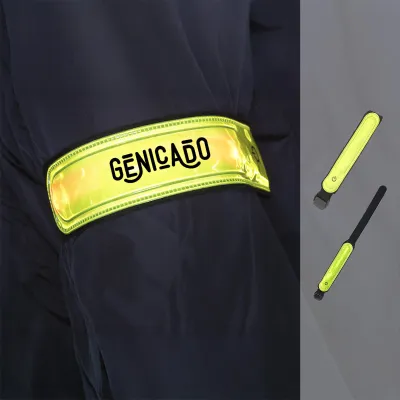 Brassard lumineux et fluorescent