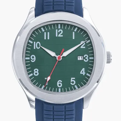 Montre avec bracelet en silicone