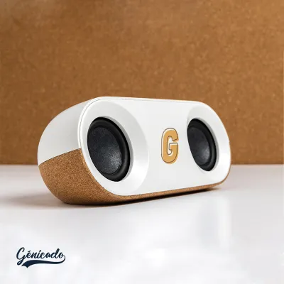 Enceinte 10W en plastique recyclé RCS et liège