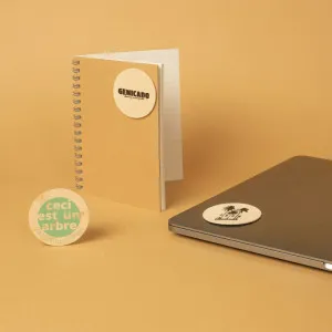 Sticker en bois sur mesure