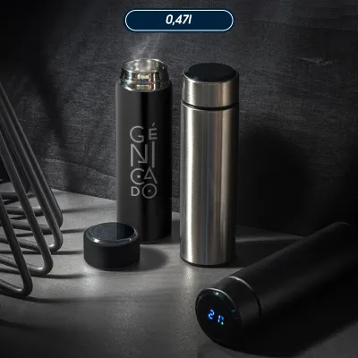 Bouteille infuseur thé 470mL en acier inox