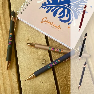 Stylo premium rose doré
