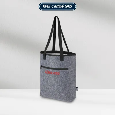 Sac shopping isotherme en feutrine recyclée