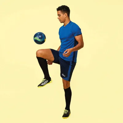 Short de sport personnalisé adulte contrasté