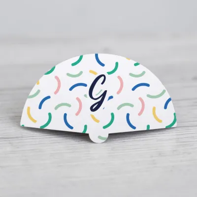 Eventail en papier sur mesure