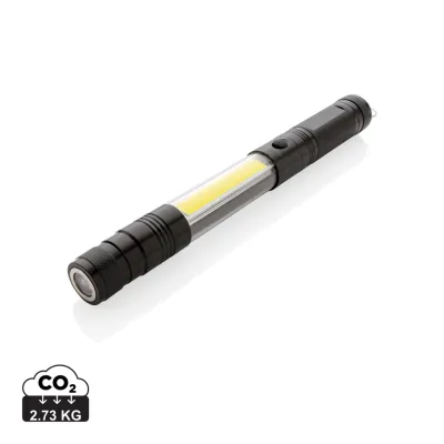 Lampe torche télescopique COB