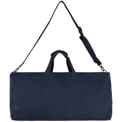 Sac de voyage vintage en coton bio personnalisé