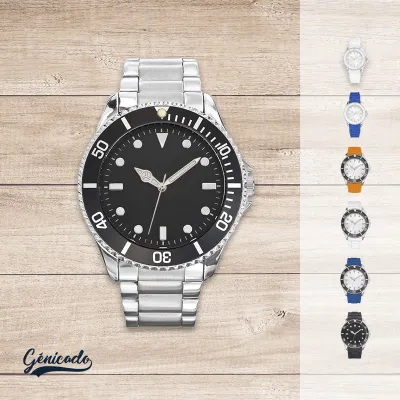 Montre avec bracelet en métal