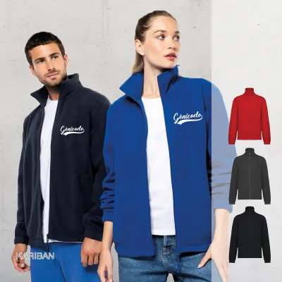 Veste polaire ajustable à poignets élastiqués