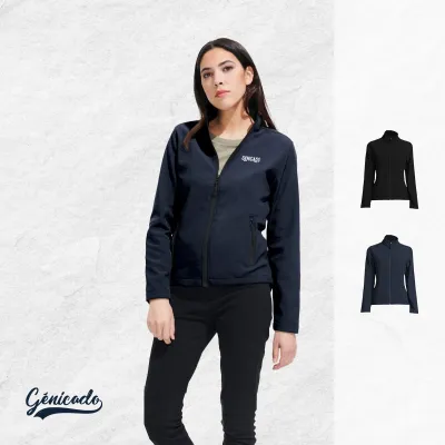 Veste femme zippée softshell 100% polyester
