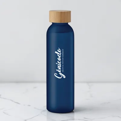 Bouteille publicitaire en verre dépoli 500 ml