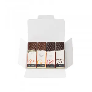 Carte publicitaire 4 barres chocolat publicitaire