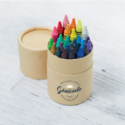30 crayons de couleurs cire étui