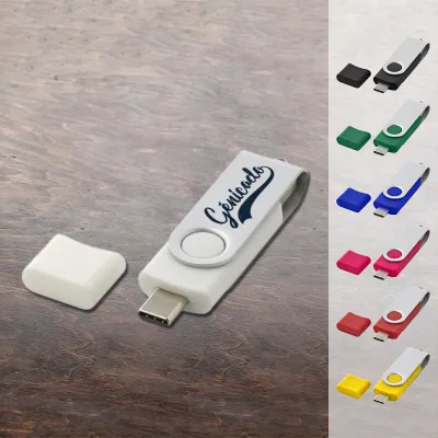 Clé USB-C rotative OTG