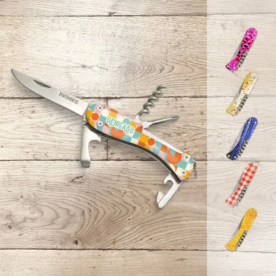 Couteau multifonctions avec impression quadri