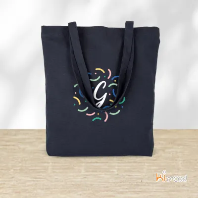 Sac cabas en coton et polyester recyclé
