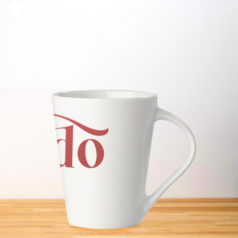 Mug en porcelaine avec grande anse 270ml