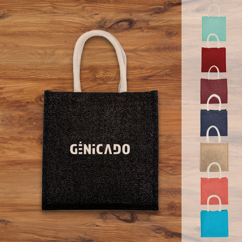 Sac toile de jute cabas grand format