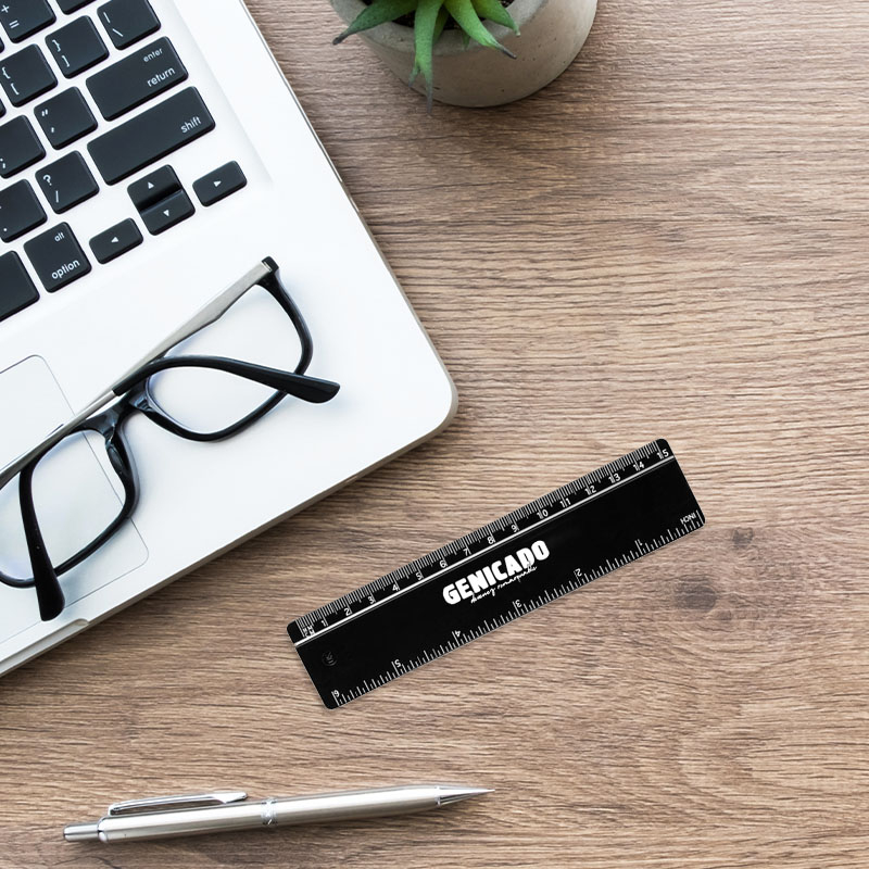 Règle 15 cm en plastique recyclé