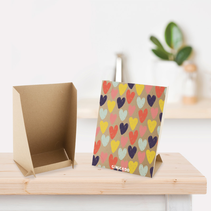 Cadre photo en carton kraft