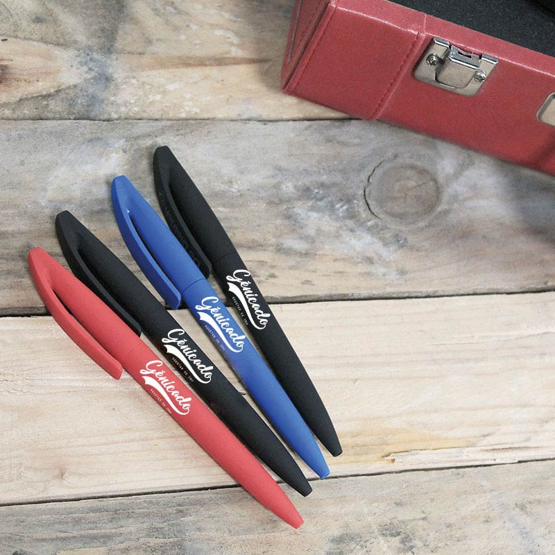 Stylo bille soft touch