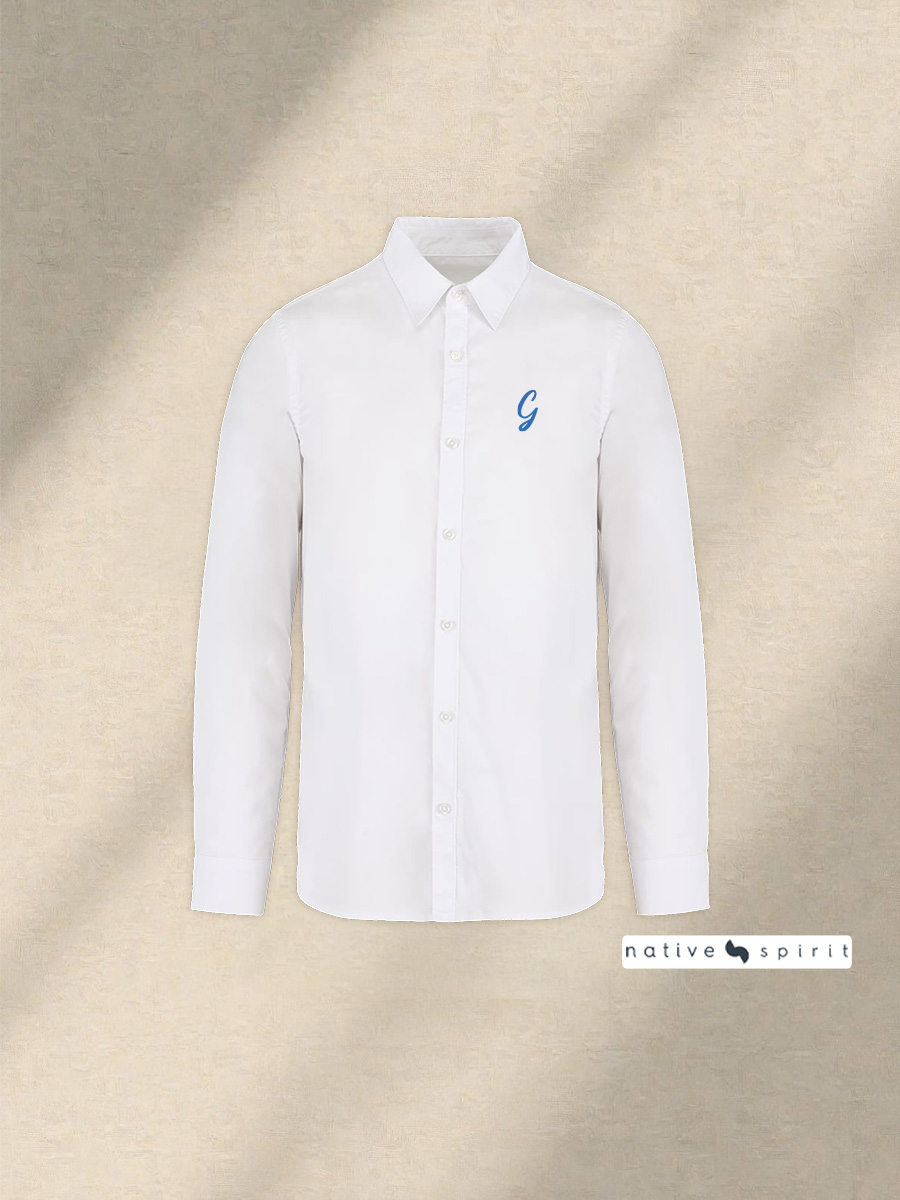 chemise publicitaire délavée homme 100% coton bio