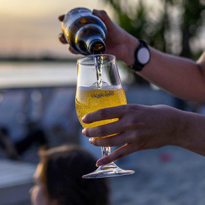 Verre à bière en plastique Tritan 500 ml