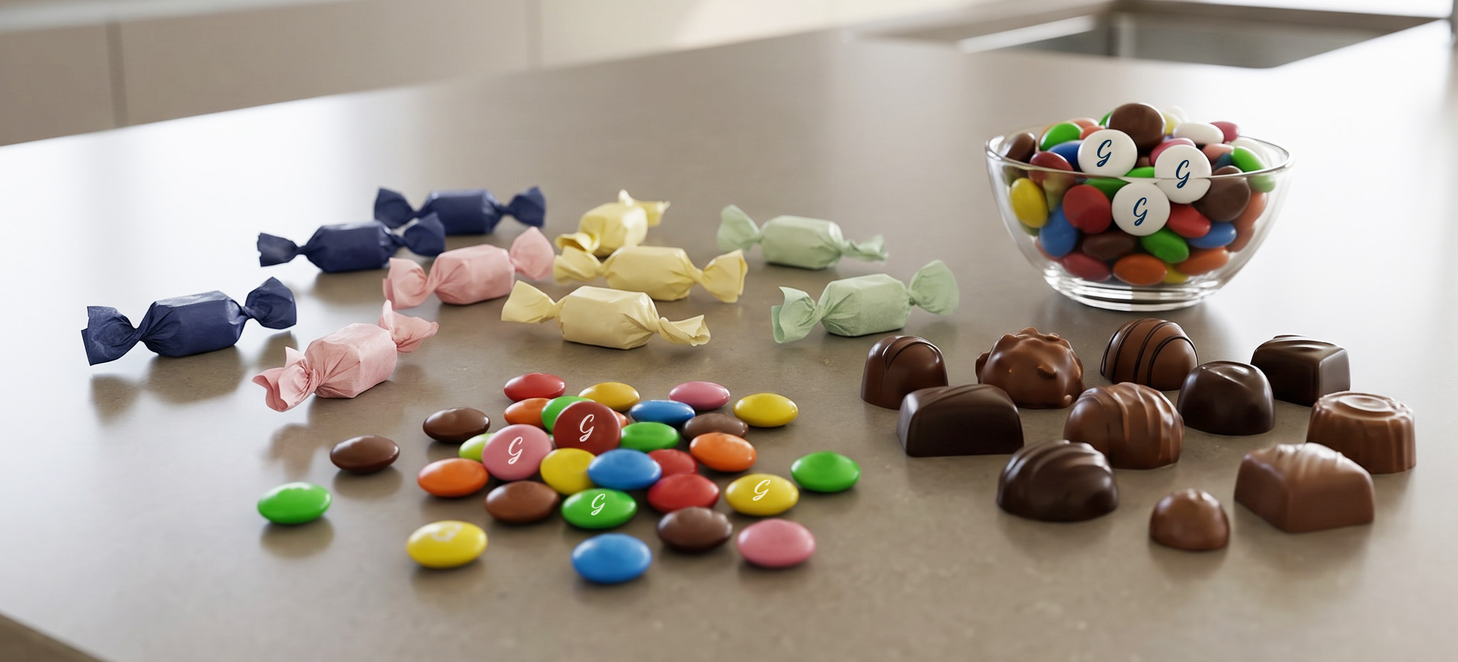 Gourmandise sucrée personnalisée