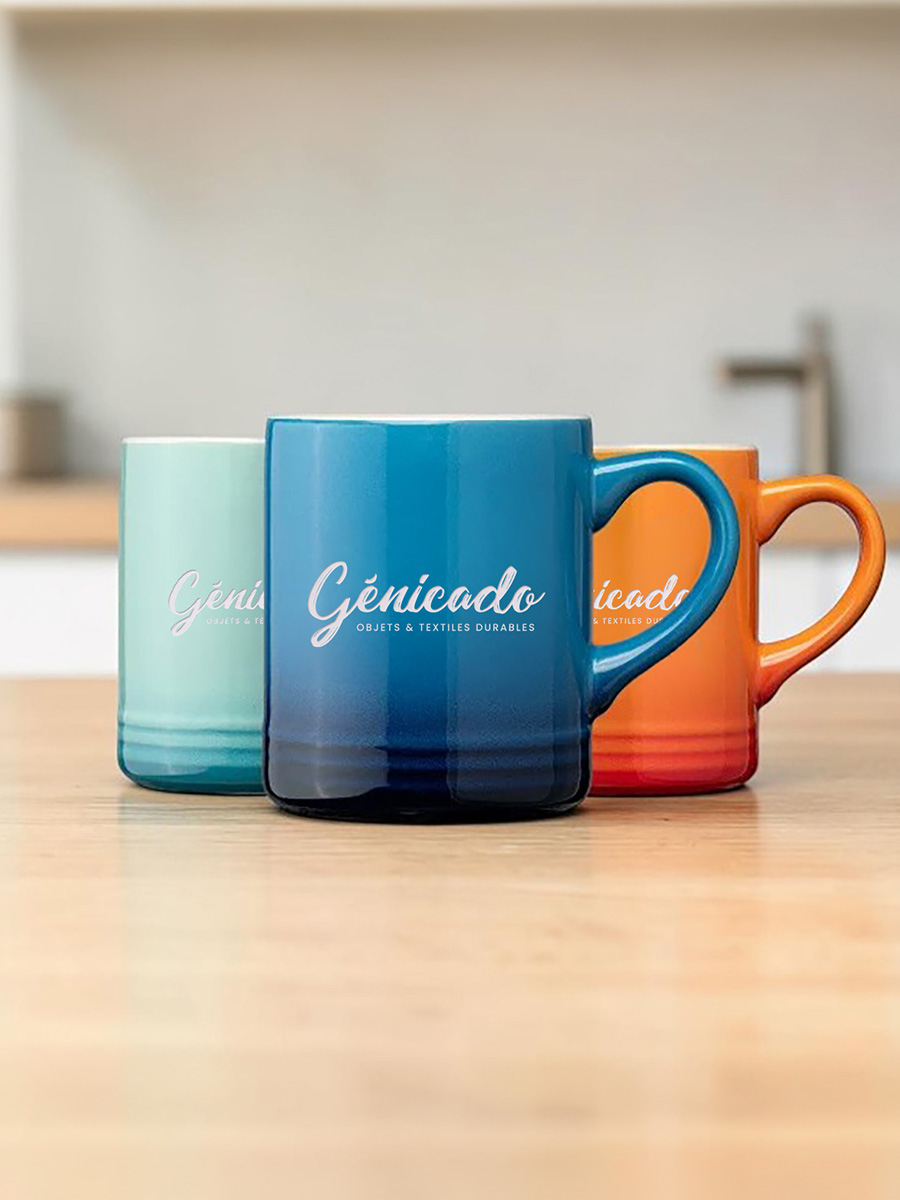 Mug céramique avec effet ombré 355 ml
