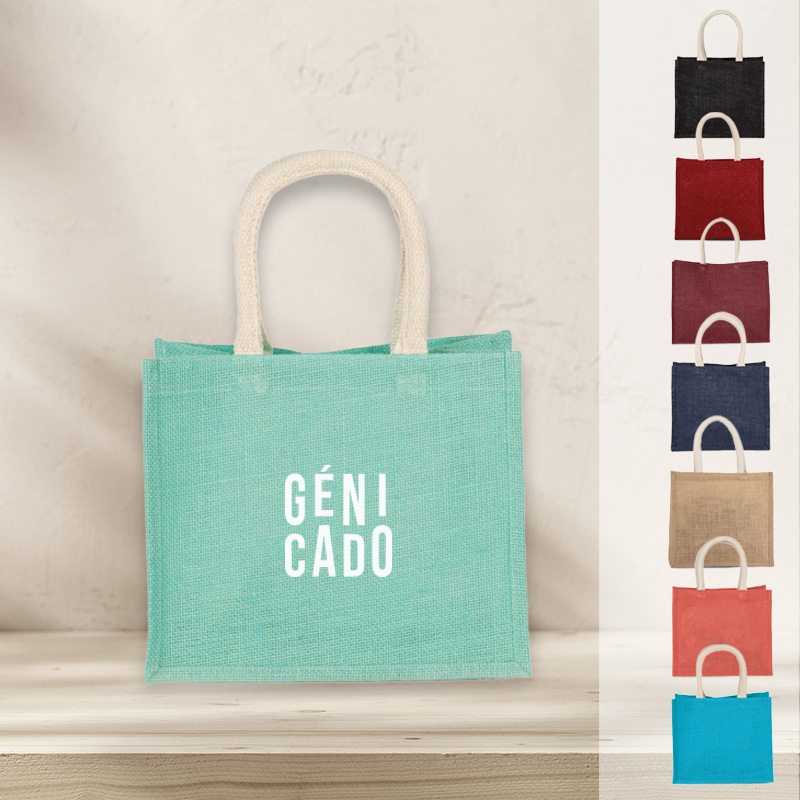 Sac en toile de jute format cabas