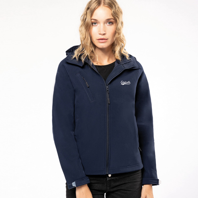 Veste softshell à capuche femme