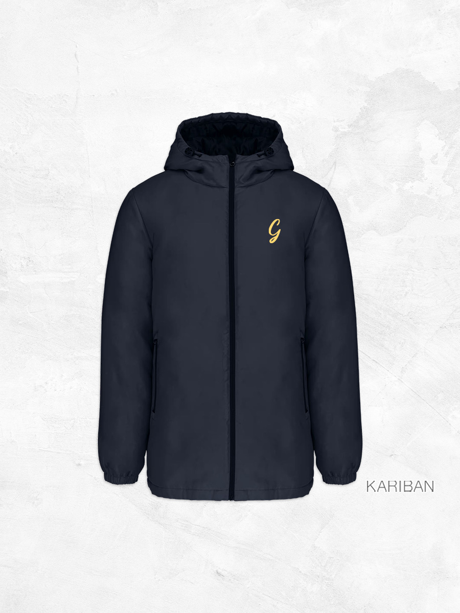 Parka à capuche recyclée unisexe