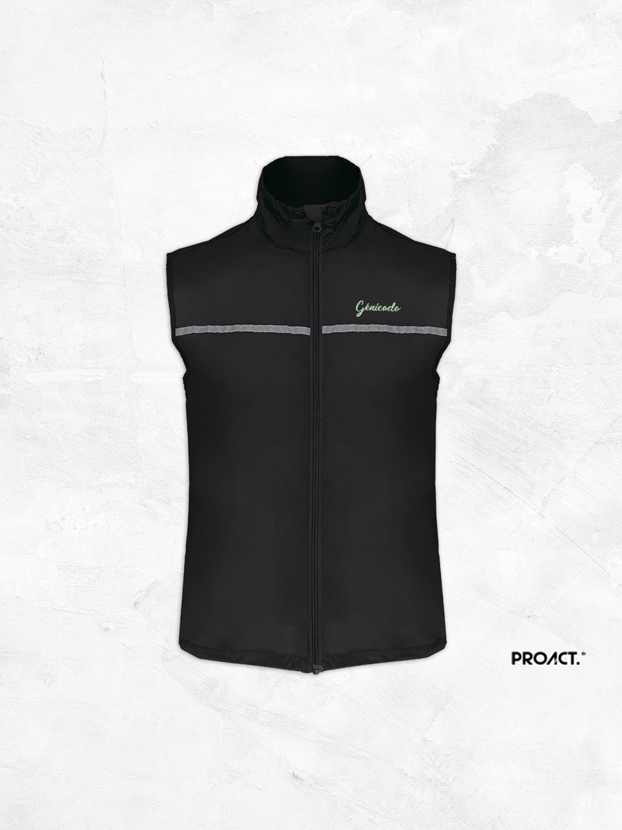 Gilet de running personnalisé respirant bandes auto-reflechissantes