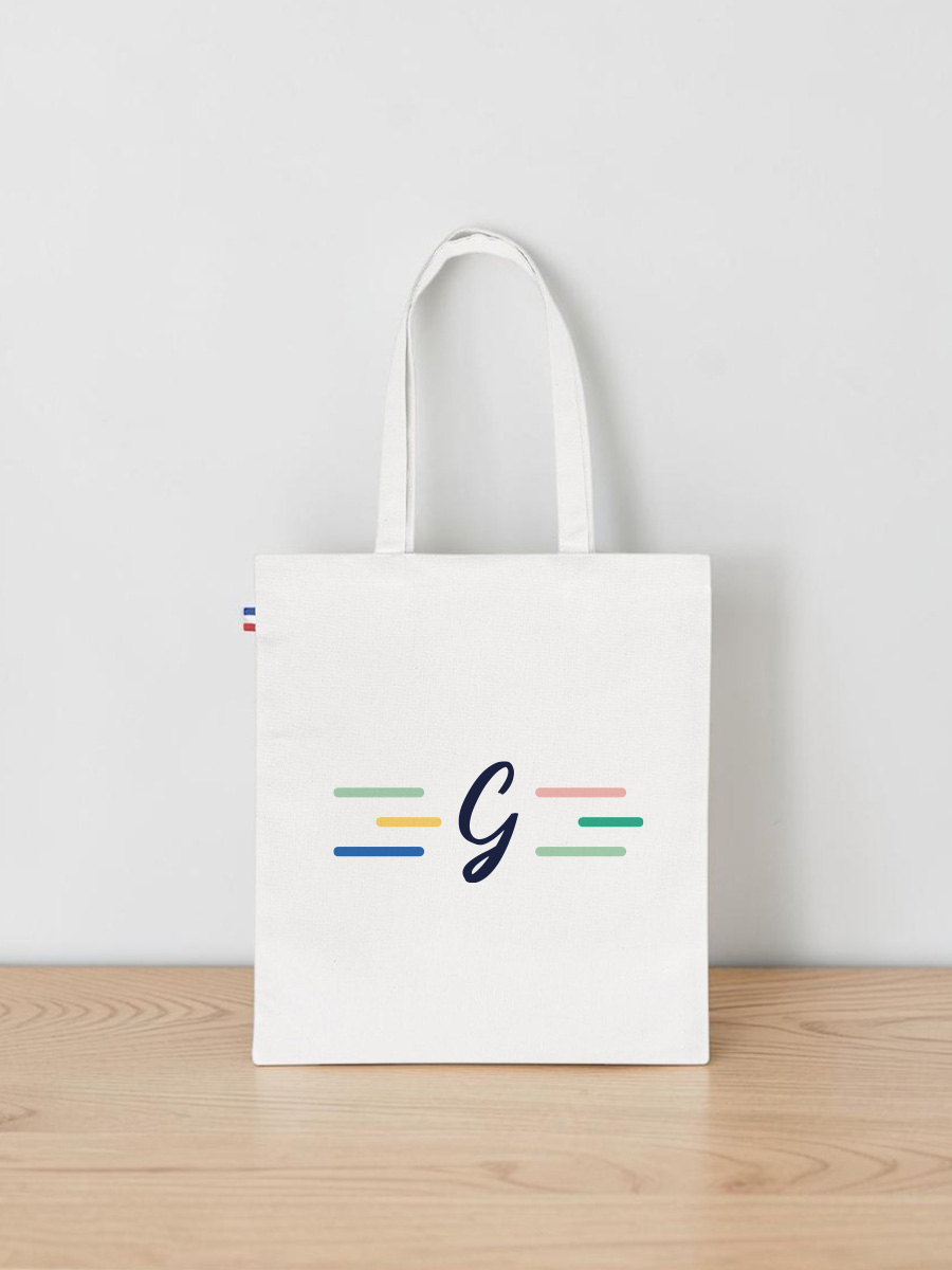 Tote bag made in France coton recyclé 165 gr