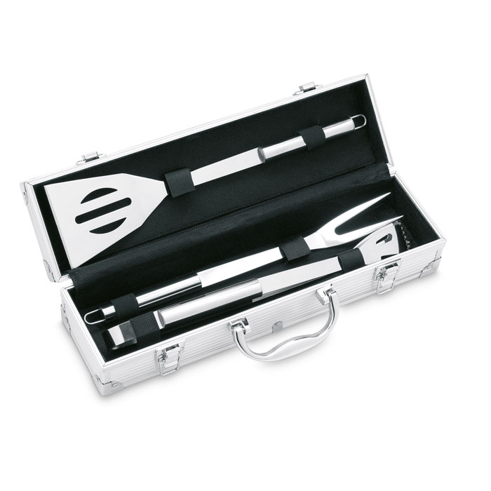 Coffret barbecue 3 pièces en aluminium