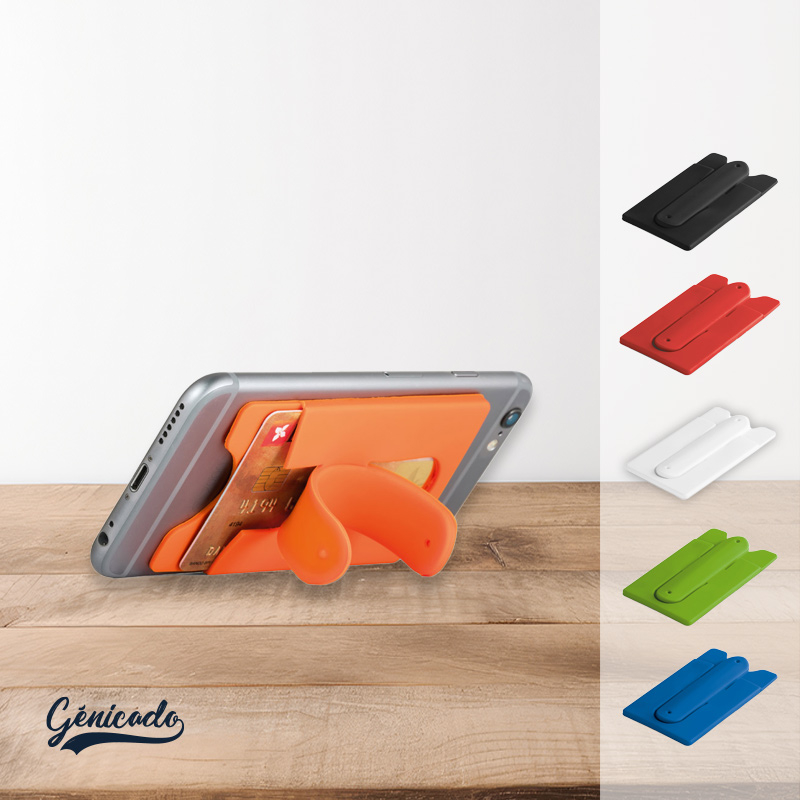 Porte-cartes et support pour smartphone