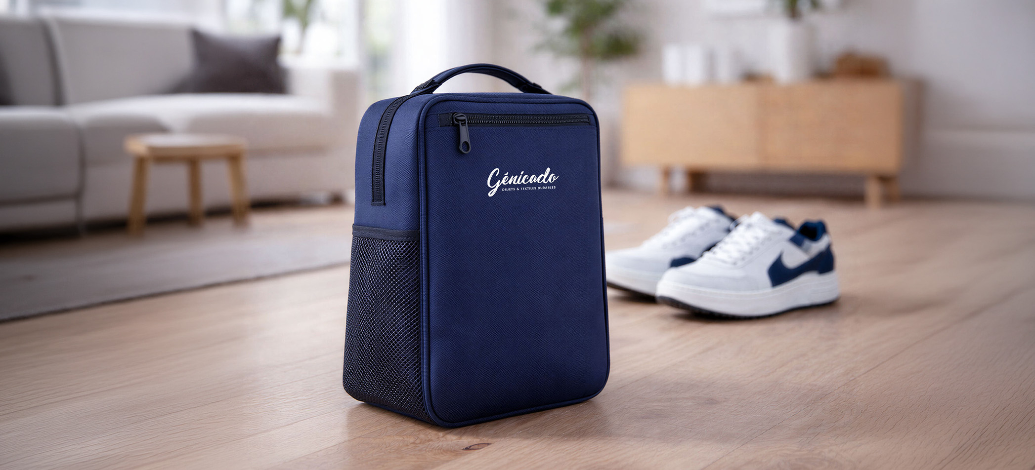 Sac à chaussures publicitaire