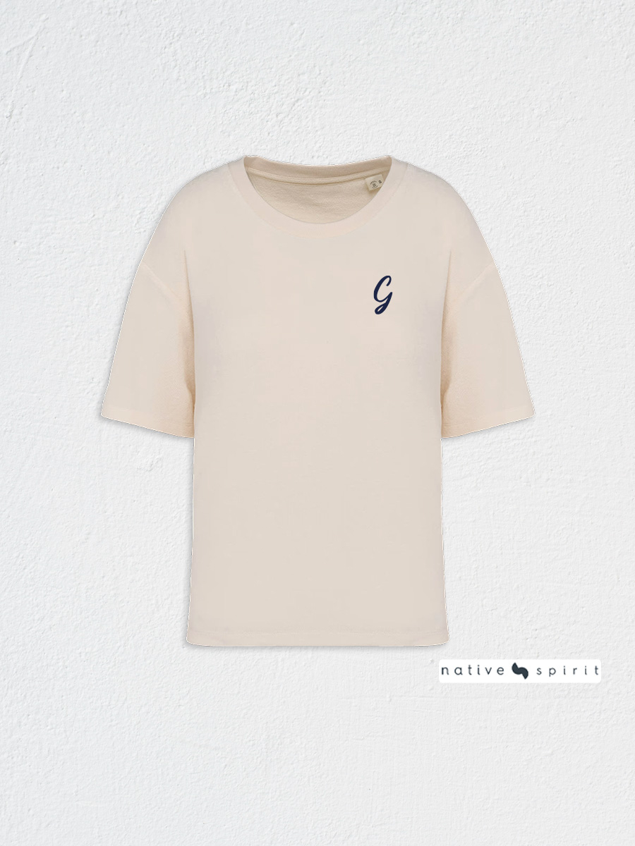 T-shirt publicitaire écoresponsable en éponge femme