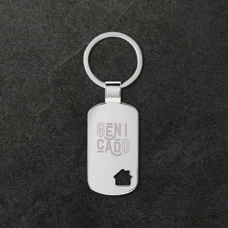 porte-clé métal en forme de maison