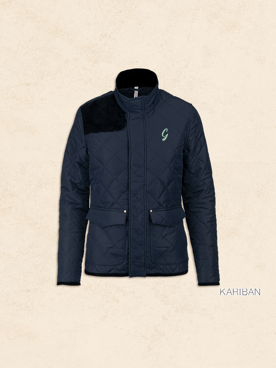 Veste bomber matelassée femme personnalisée