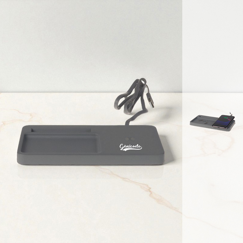 Organiseur de bureau en béton calcaire 5W