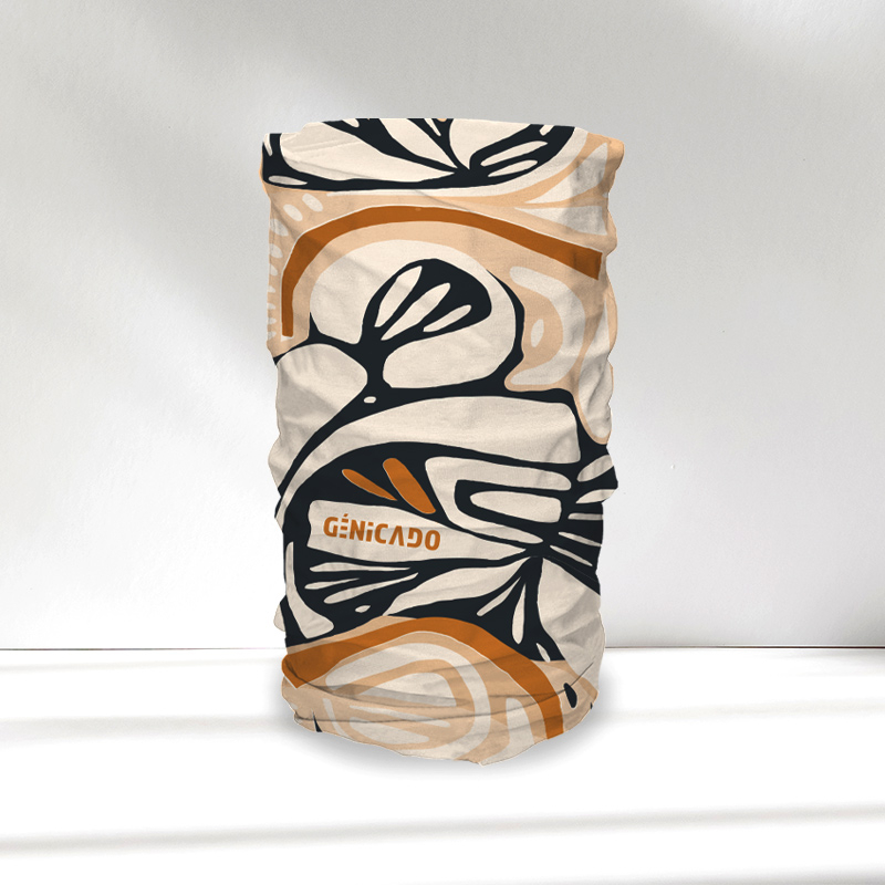 Tour de cou tissu en RPET multifonction