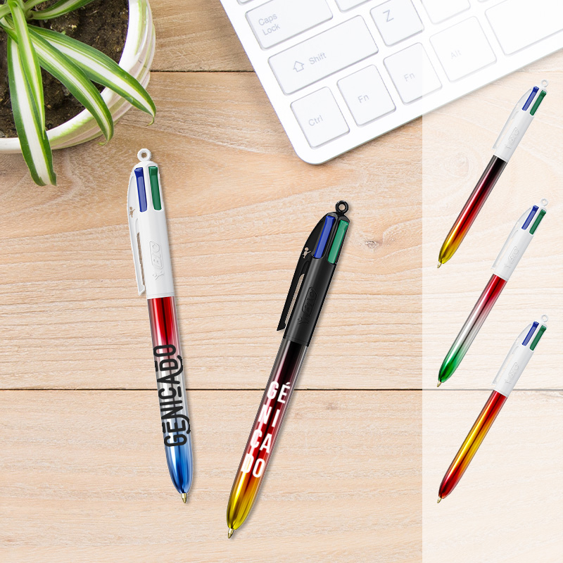 Stylo 4 couleurs BIC® drapeau