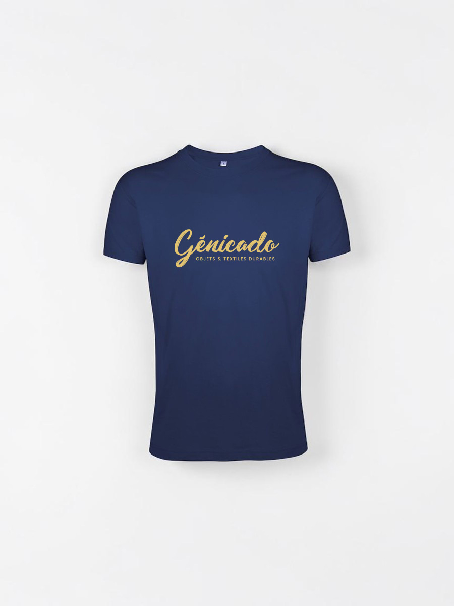 T-shirt homme ajusté à col rond et manches courtes