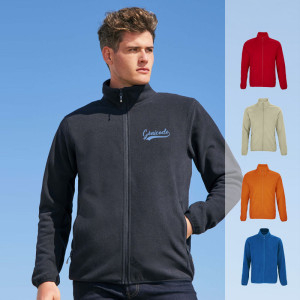 Veste micropolaire zippée pour homme
