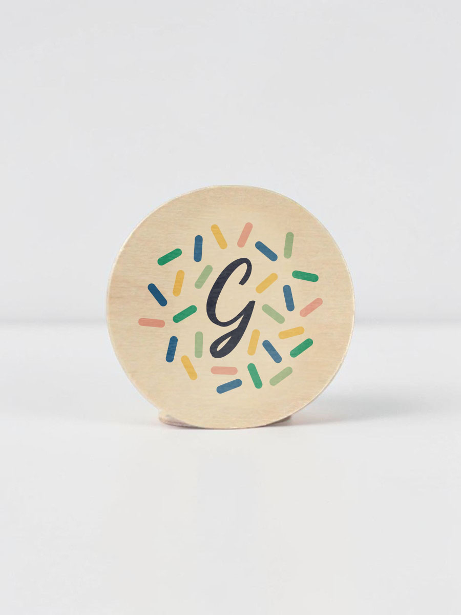 Sticker en bois sur mesure